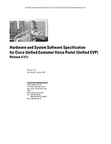 Cisco Cisco Customer Voice Portal 8.0(1) Referencia técnica