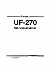 Panasonic UF-270 Instruction Manual