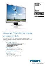 Philips LCD monitor 221B3PCS 221B3PCS/00 User Manual