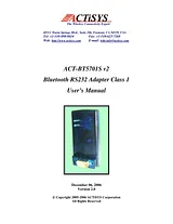 ACTiSYS RS232 Manual De Usuario
