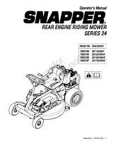 Snapper 7800786 Benutzerhandbuch