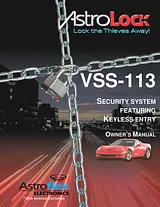 AstroStart Security System VSS-113 ユーザーズマニュアル