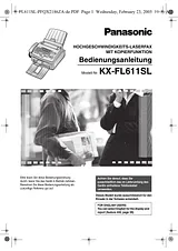 Panasonic KXFL611SL 操作指南