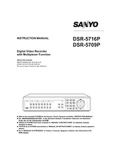 Sanyo DSR-5709P ユーザーズマニュアル