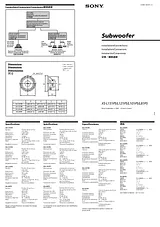 Sony XS-L81P5 Handbuch