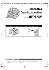Panasonic KX-FLB881 Manuel D’Utilisation