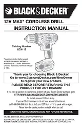 Black & Decker LDX112 Справочник Пользователя