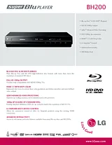 LG BH200 Guia De Especificação
