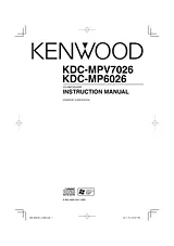 Kenwood KDC-MPV7026 사용자 설명서