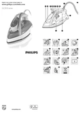 Philips Steam iron GC3541 GC3541/02 Manual De Usuario