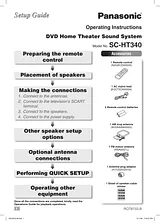 Panasonic sc-ht340 Manual De Usuario