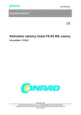 Casio FX-82MS FX82MS Техническая Спецификация