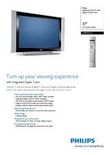 Philips widescreen flat TV 37PF5521D 37PF5521D/10 User Manual
