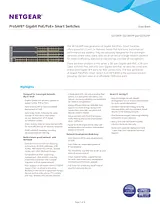 Netgear GS752TP GS752TP-100EUS 데이터 시트