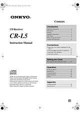 ONKYO CR-L5 Benutzerhandbuch