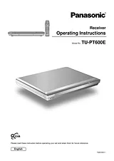 Panasonic tu-pt600e User Manual