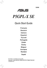 ASUS P5GPL-X SE Guide D’Installation Rapide