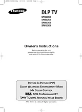 Samsung sp-50l3 User Guide