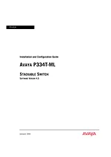 Avaya P3343T-ML Manuel D’Utilisation