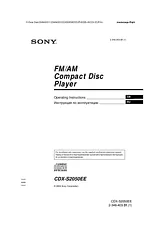 Sony CDX-S2050EE ユーザーズマニュアル