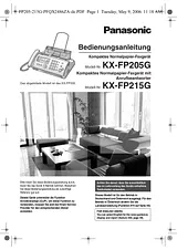 Panasonic KX-FP215 Bedienungsanleitung
