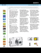 Sony DSC-W70 Specification Guide