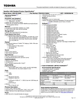 Toshiba L955-S5142NR PSKGGU-01N00J User Manual