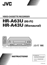 JVC HR-A63U (Hi-Fi) 사용자 설명서