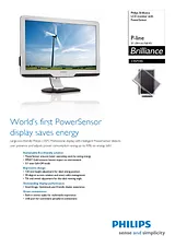 Philips LCD monitor with PowerSensor 235P2ES 235P2ES/00 Merkblatt