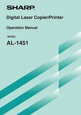 Sharp AL-1451 Manual Do Utilizador