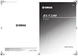 Yamaha RX-V2400 Справочник Пользователя