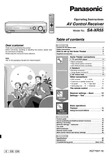 Panasonic SA-XR55 Operating Guide