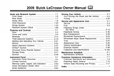 Buick 2009 Enclave ユーザーズマニュアル