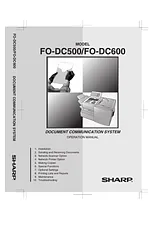 Sharp FO-DC500 사용자 설명서