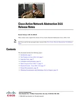 Cisco Cisco Active Network Abstraction 3.6 릴리즈 노트