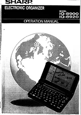 Sharp IQ-8920 User Manual