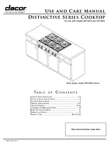Dacor DRT304SNGH Manual