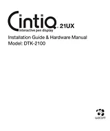 Wacom DTK-2100 Manual Do Utilizador