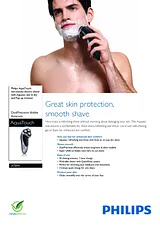 Philips wet and dry electric shaver AT891 AT891/16 전단