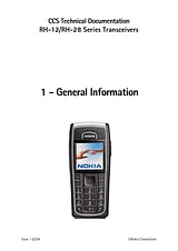 Nokia 6230 서비스 매뉴얼
