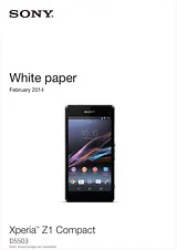 Sony Z1 Compact D5503P/M7BETE3 User Manual
