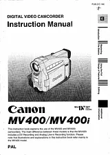 Canon MV400 사용자 설명서