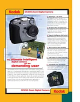 Kodak DC290 Prospecto