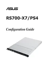 ASUS RS700-X7/PS4 Anleitung Für Quick Setup