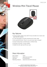 Trust Wireless Mini Travel Mouse 16343 プリント