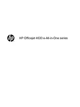 HP Officejet 4636 e-All-in-One Printer E6G86B#BHC 사용자 설명서