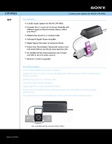 Sony CPF-IP001 Guia De Especificaciones