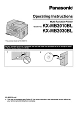 Panasonic KXMB2030BL Guía De Operación
