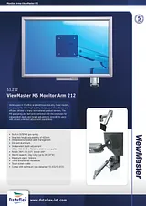 Dataflex ViewMaster M5 Monitor Arm 212 53.212 Data Sheet