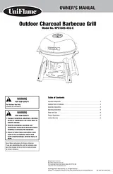 Blue Rhino Outdoor Charcoal Barbecue Grill NPC2204 Manual De Usuario